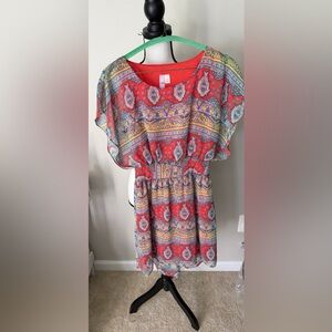 Paisley Print Women's Mini Dress